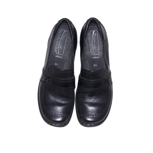 Medicus | Shoes | Medicus Luftpolster Womens Black Leather Shoes Us 65 ...